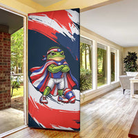 Benito Bowl Puerto Rican Football Door Cover Coquí Frog Puerto Rican