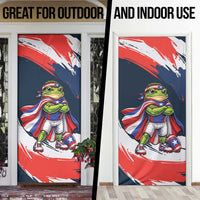 Benito Bowl Puerto Rican Football Door Cover Coquí Frog Puerto Rican