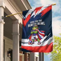 Benito Bowl Puerto Rican Football Garden Flag Coquí Frog Puerto Rican