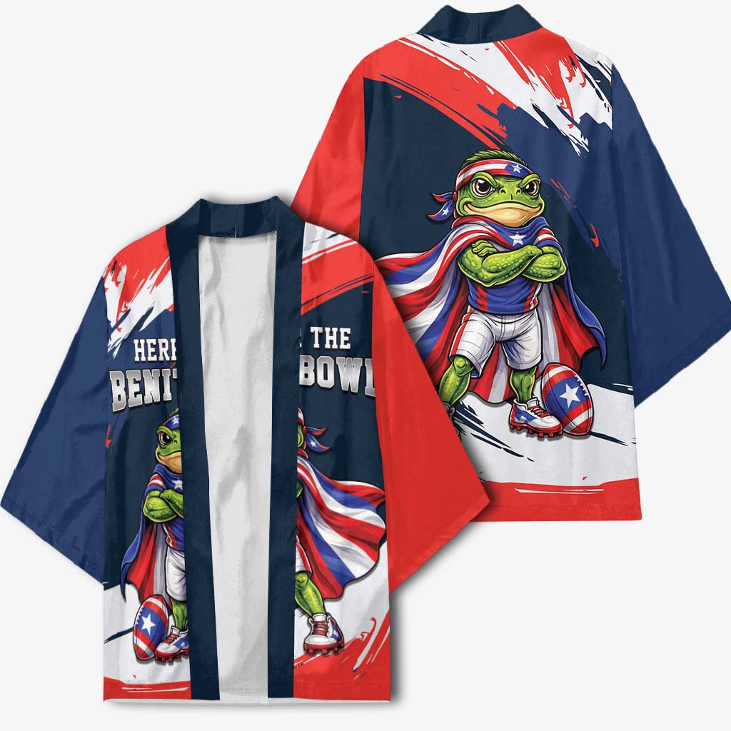 Benito Bowl Puerto Rican Football Kimono Coquí Frog Puerto Rican