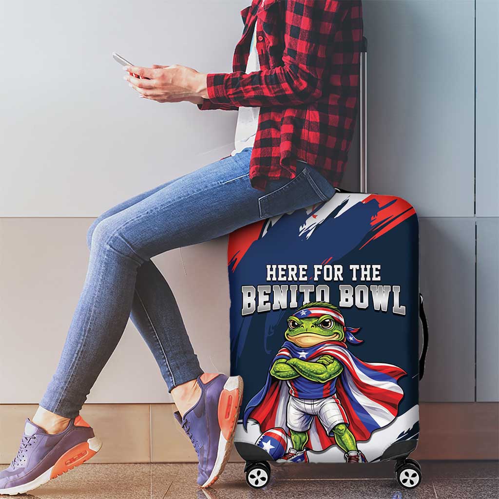 Benito Bowl Puerto Rican Football Luggage Cover Coquí Frog Puerto Rican