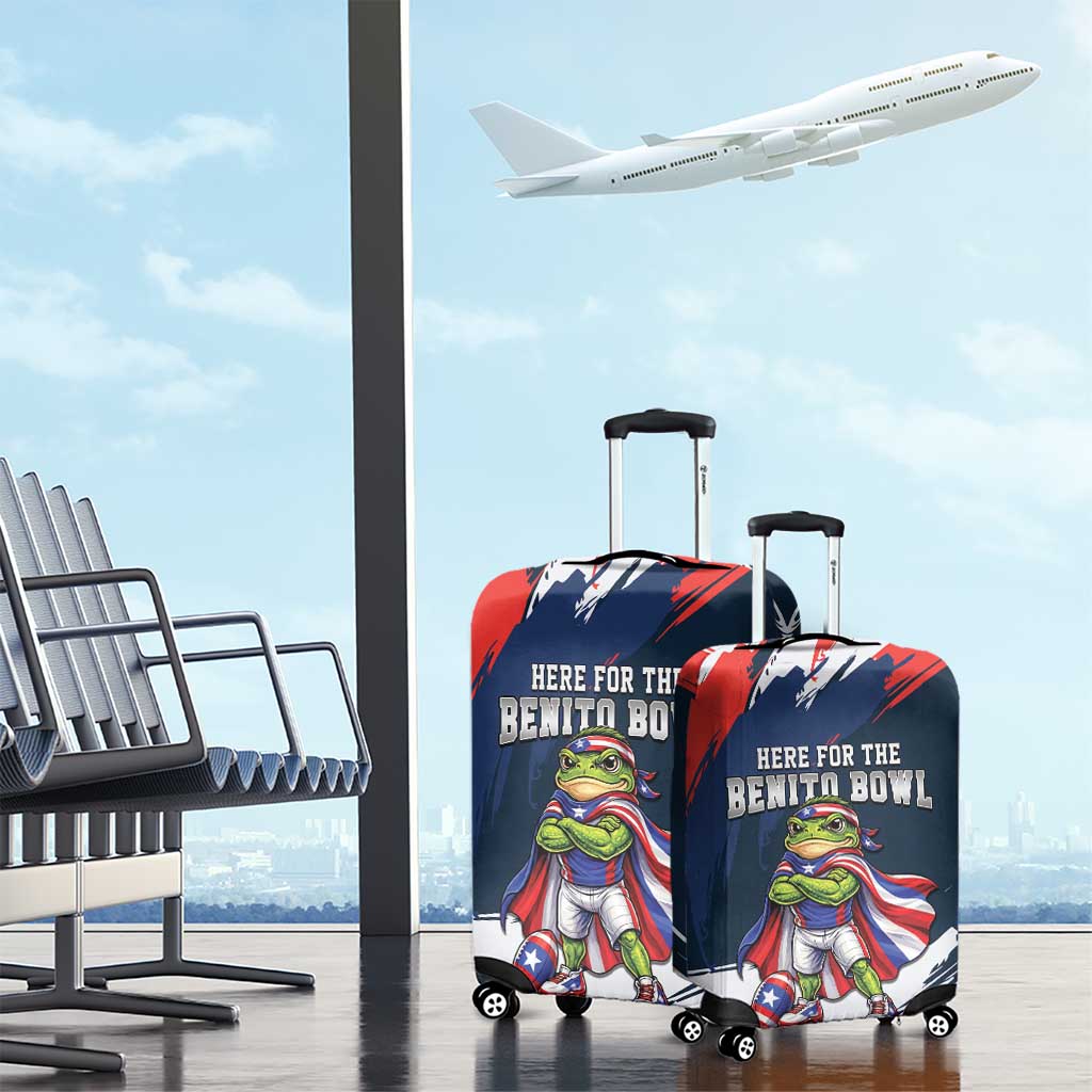 Benito Bowl Puerto Rican Football Luggage Cover Coquí Frog Puerto Rican