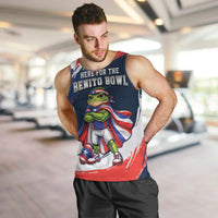 Benito Bowl Puerto Rican Football Men Tank Top Coquí Frog Puerto Rican