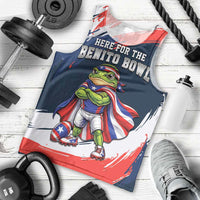 Benito Bowl Puerto Rican Football Men Tank Top Coquí Frog Puerto Rican