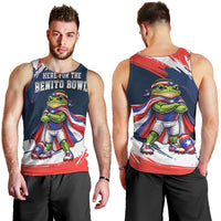 Benito Bowl Puerto Rican Football Men Tank Top Coquí Frog Puerto Rican