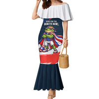 Benito Bowl Puerto Rican Football Mermaid Dress Coquí Frog Puerto Rican