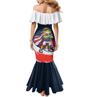 Benito Bowl Puerto Rican Football Mermaid Dress Coquí Frog Puerto Rican