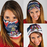Benito Bowl Puerto Rican Football Neck Gaiter Coquí Frog Puerto Rican