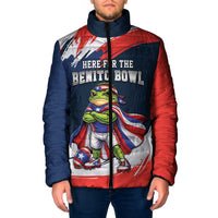 Benito Bowl Puerto Rican Football Padded Jacket Coquí Frog Puerto Rican