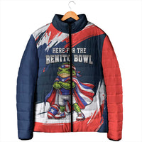 Benito Bowl Puerto Rican Football Padded Jacket Coquí Frog Puerto Rican