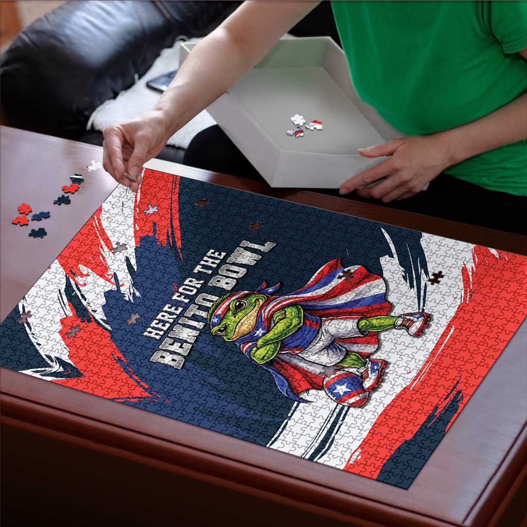 Benito Bowl Puerto Rican Football Puzzle Coquí Frog Puerto Rican