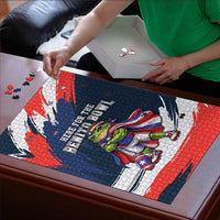 Benito Bowl Puerto Rican Football Puzzle Coquí Frog Puerto Rican