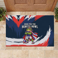 Benito Bowl Puerto Rican Football Rubber Doormat Coquí Frog Puerto Rican