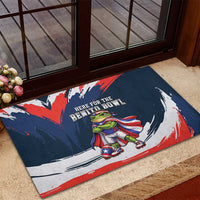 Benito Bowl Puerto Rican Football Rubber Doormat Coquí Frog Puerto Rican