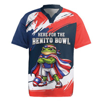 Benito Bowl Puerto Rican Football Rugby Jersey Coquí Frog Puerto Rican