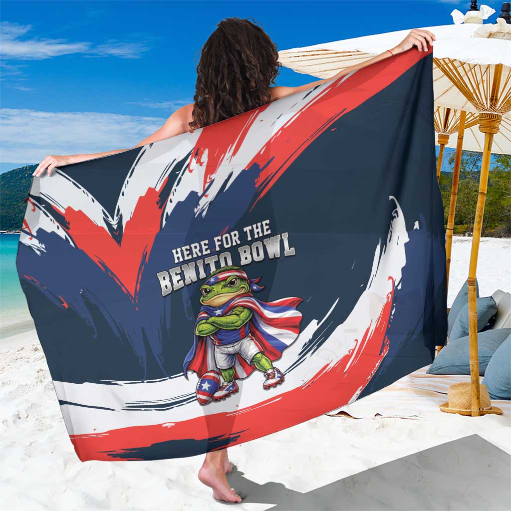Benito Bowl Puerto Rican Football Sarong Coquí Frog Puerto Rican