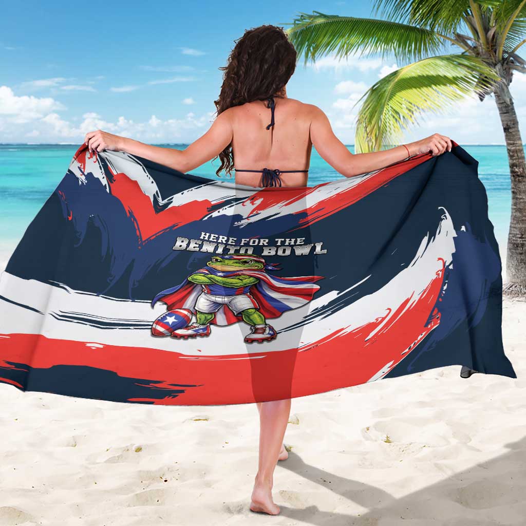 Benito Bowl Puerto Rican Football Sarong Coquí Frog Puerto Rican