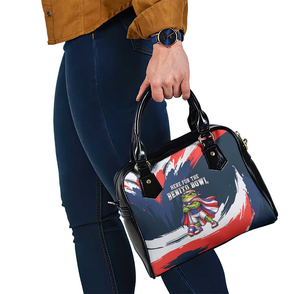Benito Bowl Puerto Rican Football Shoulder Handbag Coquí Frog Puerto Rican