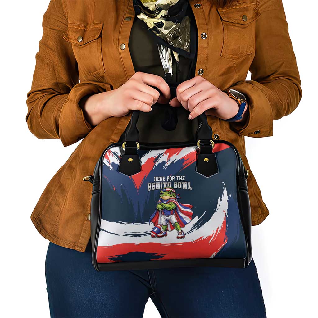 Benito Bowl Puerto Rican Football Shoulder Handbag Coquí Frog Puerto Rican