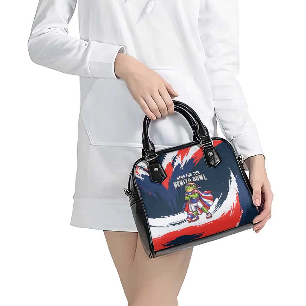 Benito Bowl Puerto Rican Football Shoulder Handbag Coquí Frog Puerto Rican