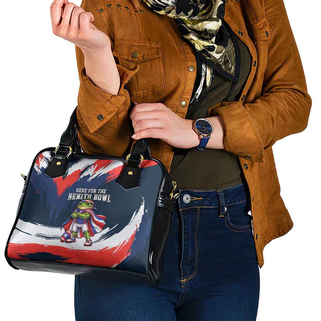 Benito Bowl Puerto Rican Football Shoulder Handbag Coquí Frog Puerto Rican