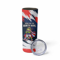 Benito Bowl Puerto Rican Football Skinny Tumbler Coquí Frog Puerto Rican