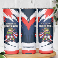 Benito Bowl Puerto Rican Football Skinny Tumbler Coquí Frog Puerto Rican