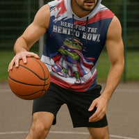 Benito Bowl Puerto Rican Football Sleeveless Hoodie Coquí Frog Puerto Rican
