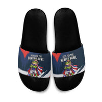Benito Bowl Puerto Rican Football Slide Sandals Coquí Frog Puerto Rican