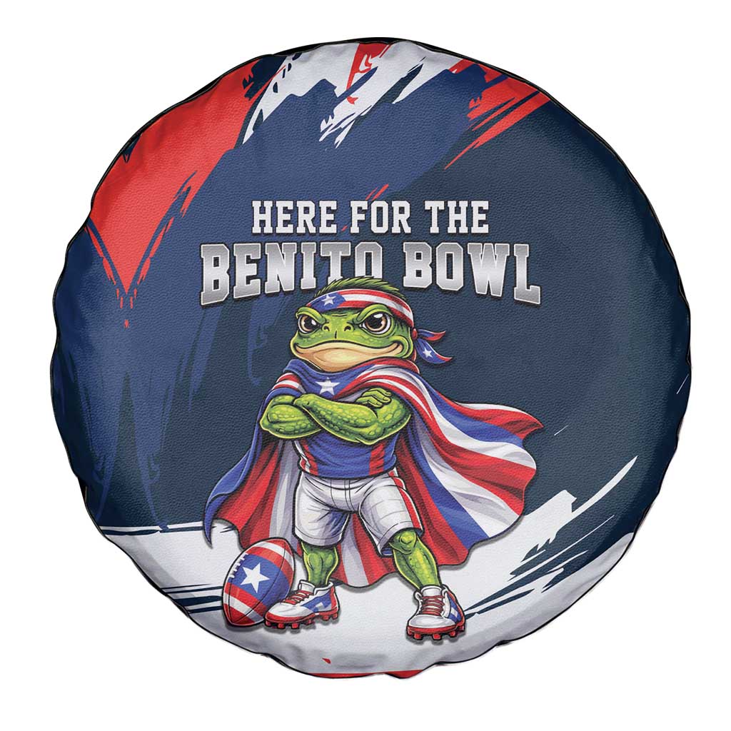 Benito Bowl Puerto Rican Football Spare Tire Cover Coquí Frog Puerto Rican