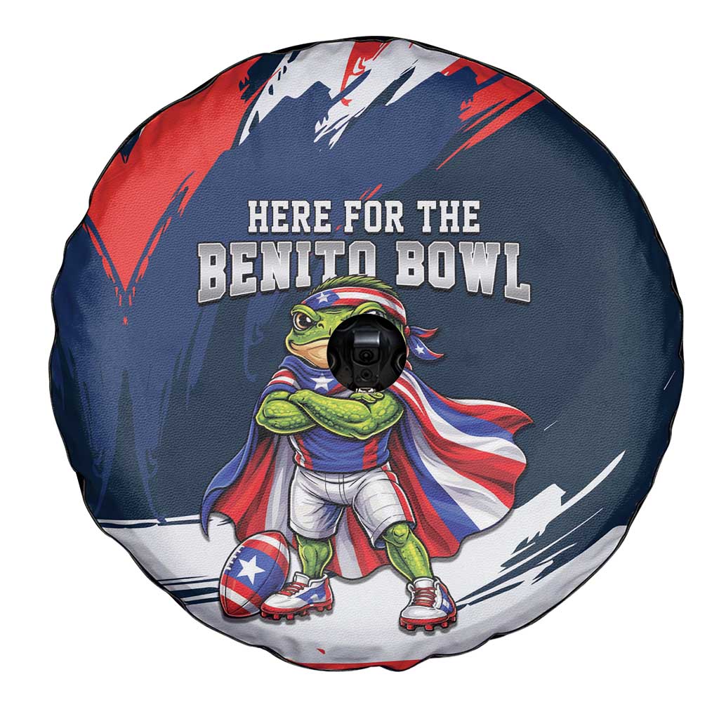 Benito Bowl Puerto Rican Football Spare Tire Cover Coquí Frog Puerto Rican