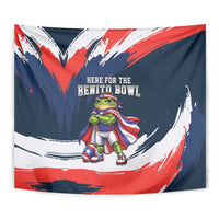 Benito Bowl Puerto Rican Football Tapestry Coquí Frog Puerto Rican
