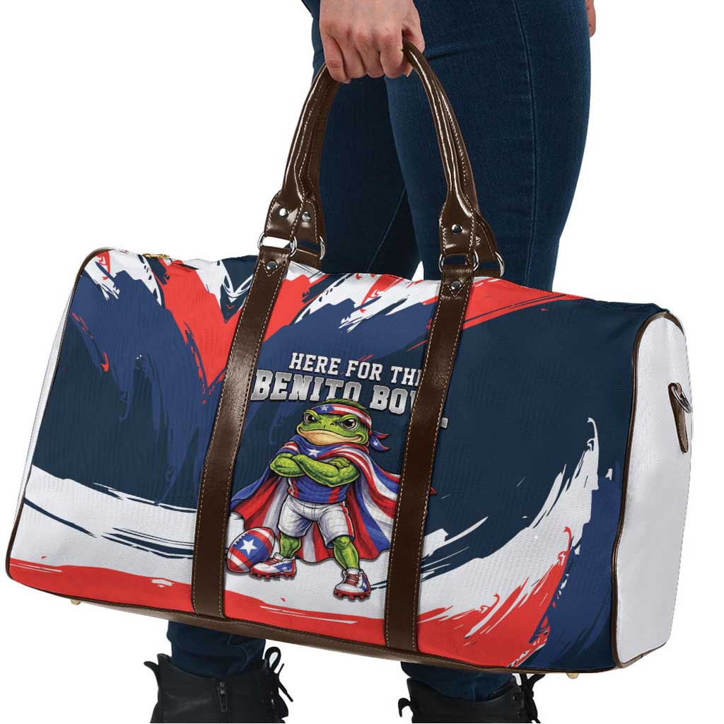 Benito Bowl Puerto Rican Football Travel Bag Coquí Frog Puerto Rican