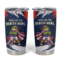 Benito Bowl Puerto Rican Football Tumbler Cup Coquí Frog Puerto Rican