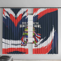 Benito Bowl Puerto Rican Football Window Curtain Coquí Frog Puerto Rican