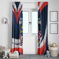 Benito Bowl Puerto Rican Football Window Curtain Coquí Frog Puerto Rican