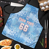 Custom World Football 2026 England Apron Three Lions and Tudor Rose Pattern