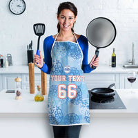 Custom World Football 2026 England Apron Three Lions and Tudor Rose Pattern