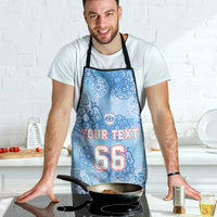 Custom World Football 2026 England Apron Three Lions and Tudor Rose Pattern
