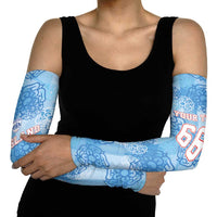 Custom World Football 2026 England Arm Sleeves Three Lions and Tudor Rose Pattern