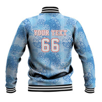 Custom World Football 2026 England Baseball Jacket Three Lions and Tudor Rose Pattern