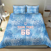 Custom World Football 2026 England Bedding Set Three Lions and Tudor Rose Pattern