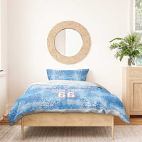 Custom World Football 2026 England Bedding Set Three Lions and Tudor Rose Pattern