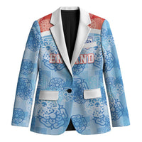 Custom World Football 2026 England Blazer Three Lions and Tudor Rose Pattern