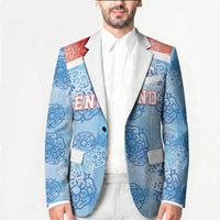 Custom World Football 2026 England Blazer Three Lions and Tudor Rose Pattern