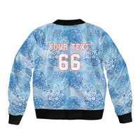 Custom World Football 2026 England Bomber Jacket Three Lions and Tudor Rose Pattern