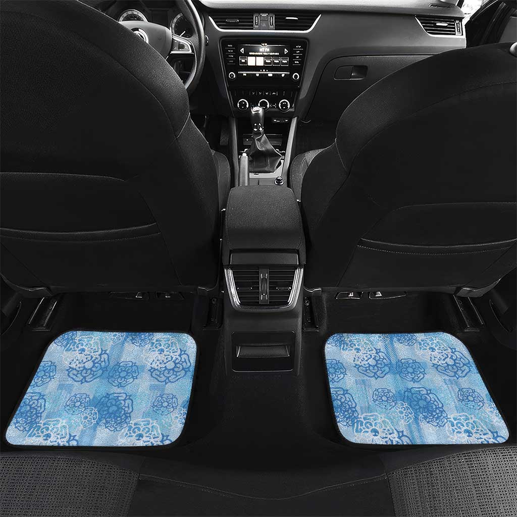 Custom World Football 2026 England Car Mats Three Lions and Tudor Rose Pattern