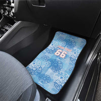 Custom World Football 2026 England Car Mats Three Lions and Tudor Rose Pattern