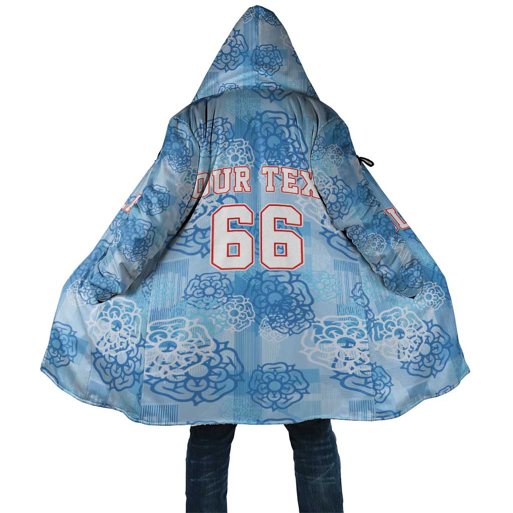 Custom World Football 2026 England Cloak Three Lions and Tudor Rose Pattern