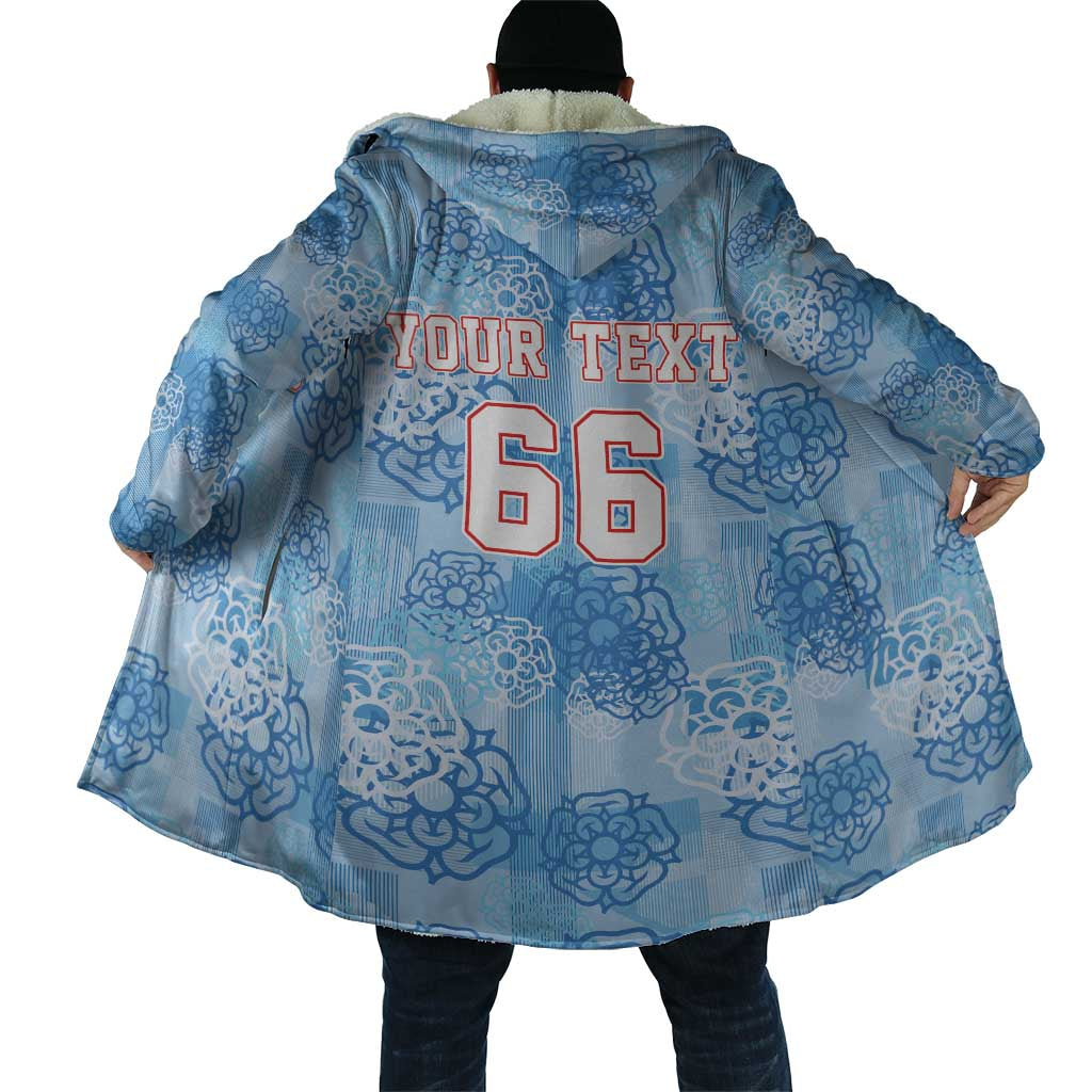 Custom World Football 2026 England Cloak Three Lions and Tudor Rose Pattern